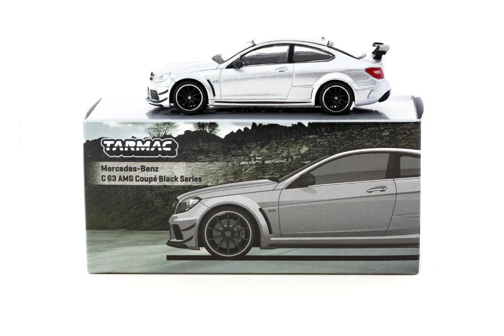 (T64G-009-SL) Mercedes-Benz C 63 AMG Coupé Black Series Silver Metallic