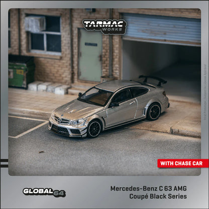 (T64G-009-SL) Mercedes-Benz C 63 AMG Coupé Black Series Silver Metallic