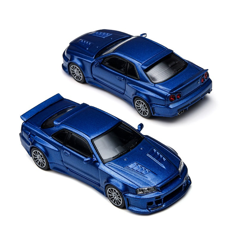 Time Micro x PSC Design 1:64 R34 Toothed Tiger x RWB 964 Double Blue (TM648403) - Overview