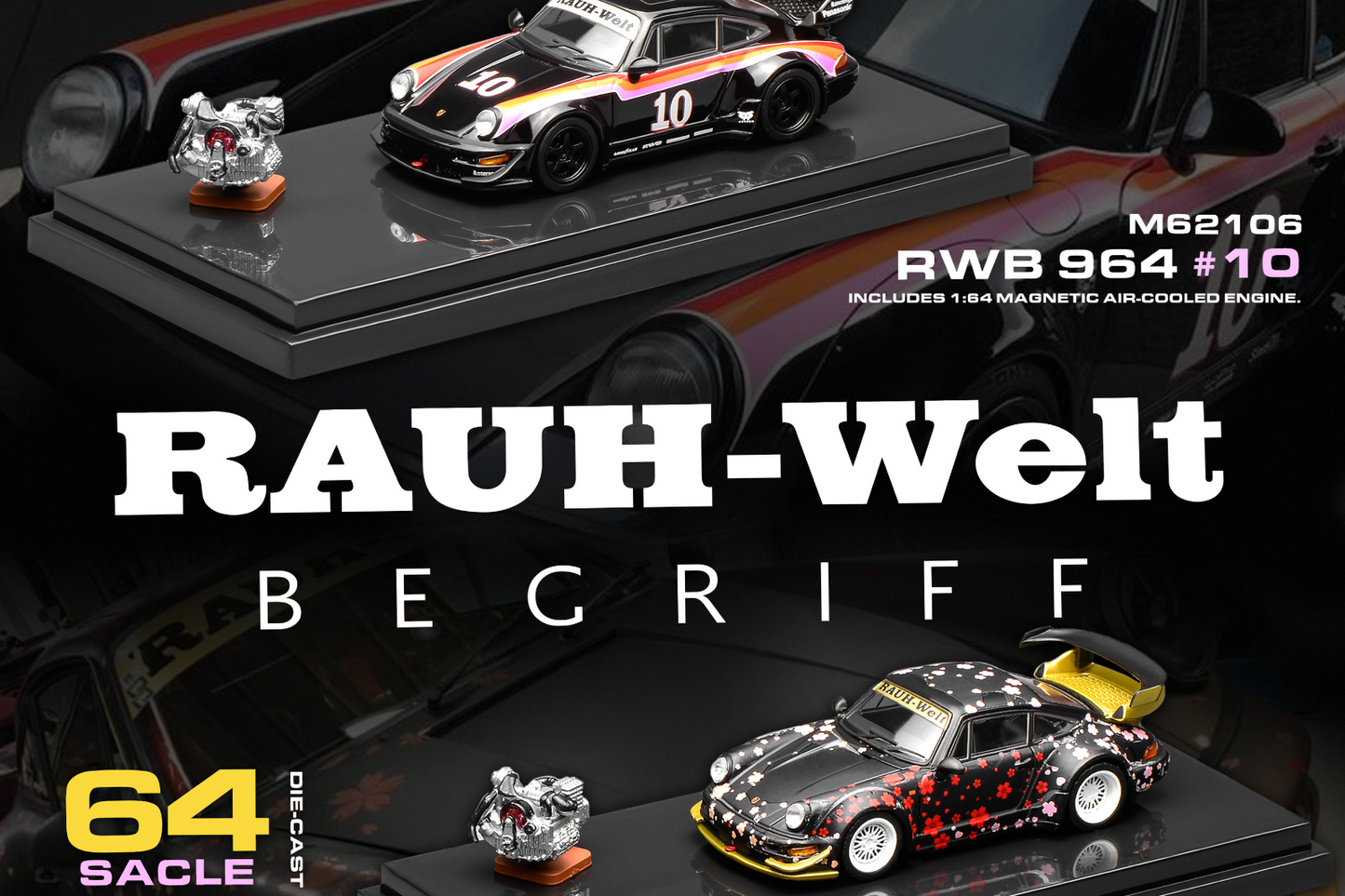 (Pre-Order) Motorhelix - RWB 964 ( Aoki | #10 )