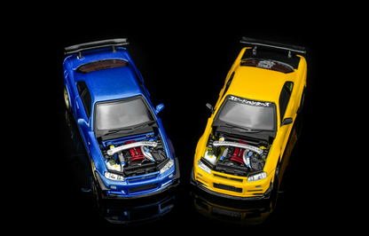 (Pre-Order) Motorhelix - Nissan Skyline GT- R (R34) Customised (2 Colors)