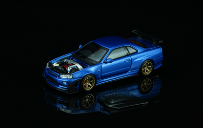 (Pre-Order) Motorhelix - Nissan Skyline GT- R (R34) Customised (2 Colors)
