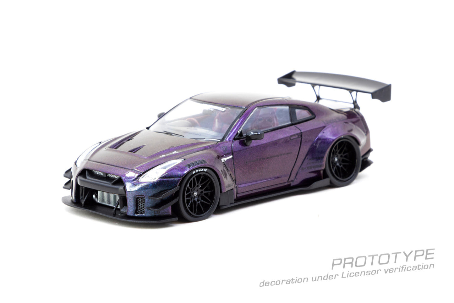 (Pre-Order) (T43-019-MP) - LB-WORKS NISSAN GT-R R35 type 2 (Midnight purple)