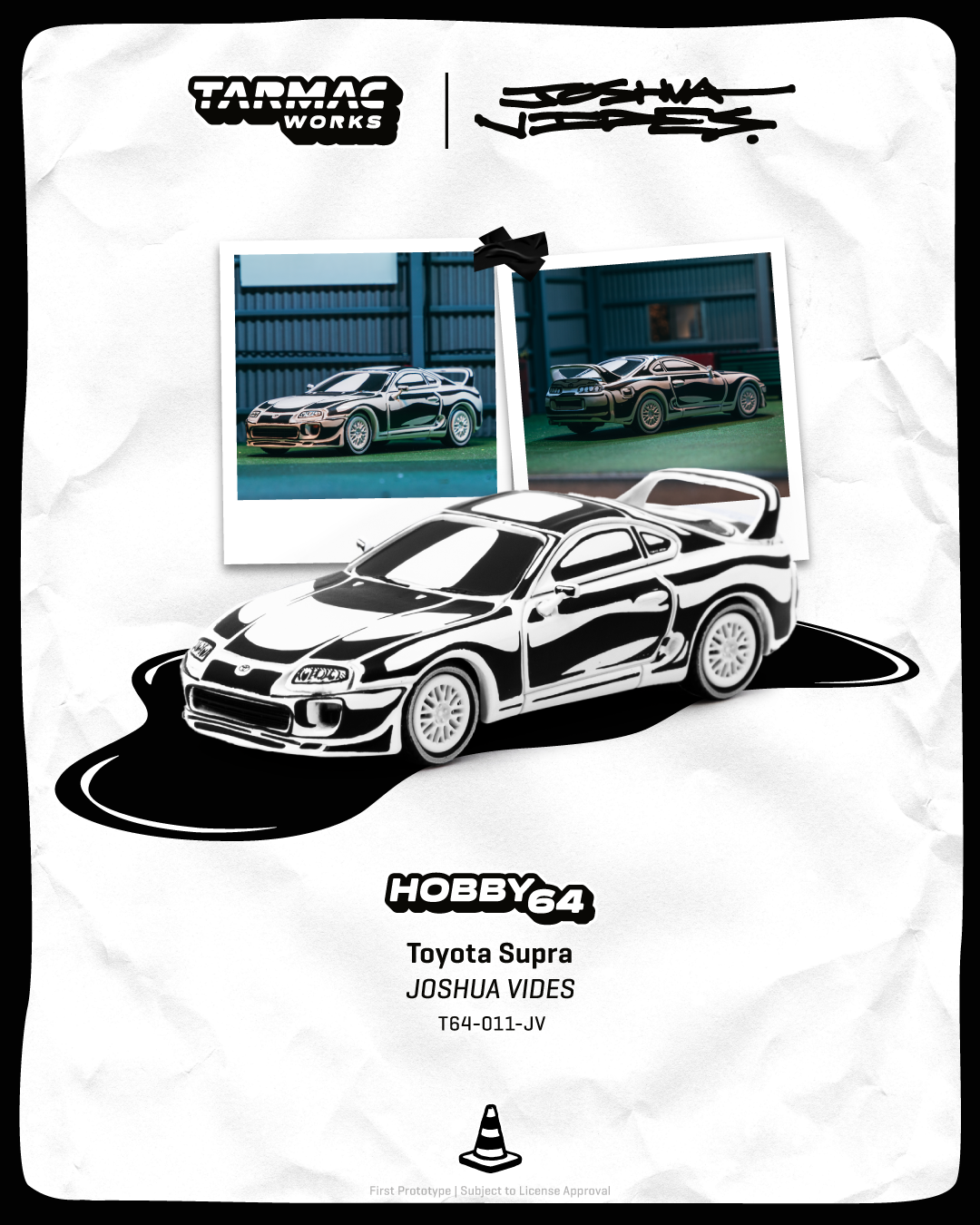 (Pre-Order) (T64-011-JV) Toyota Supra - Designed by JOSHUA VIDES