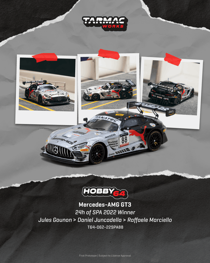 (Pre-Order) (T64-062-22SPA88) Mercedes-AMG GT3