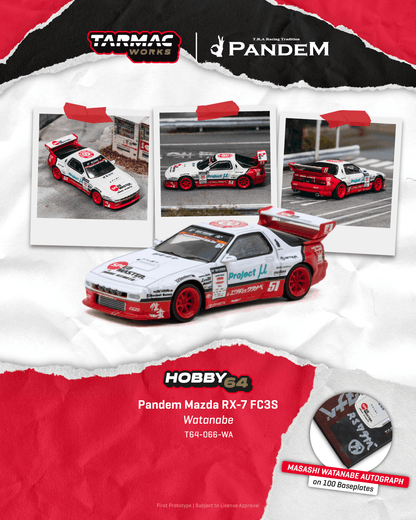 (Pre-Order) (T64-066-WA) Pandem Mazda RX-7 FC3S Watanabe