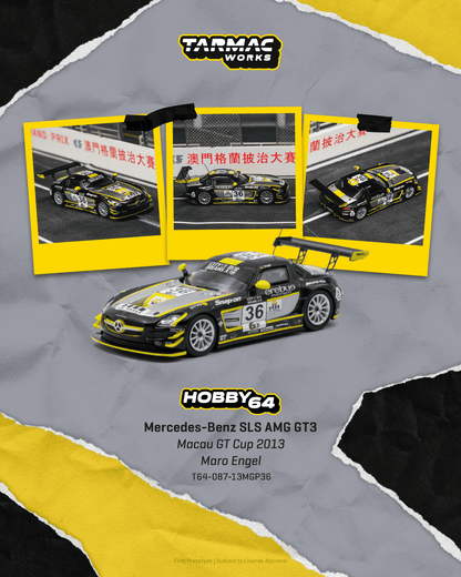 (Pre-Order)(T64-087-13MGP36) Mercedes-Benz SLS AMG GT3 - Macau GT Cup 2013