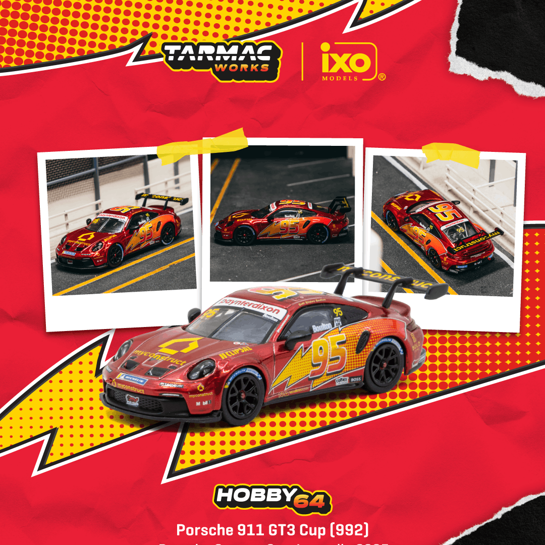 (Pre-Order) (T64-093-25CCA95) Porsche 911 GT3 Cup (992)