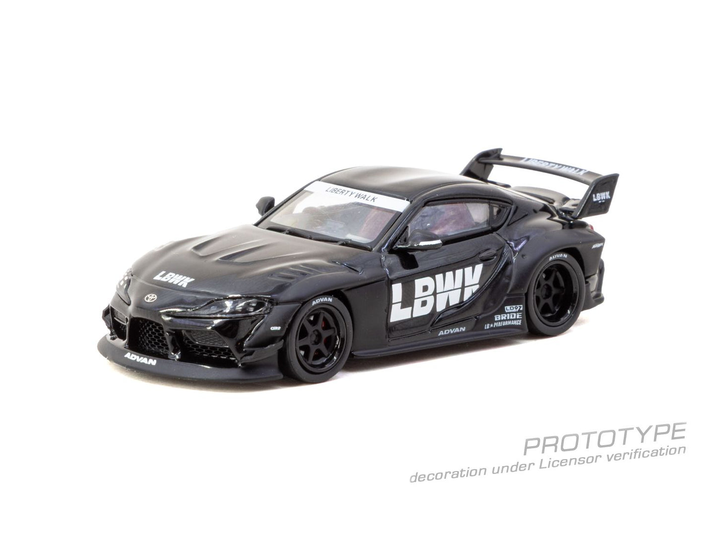 (Pre-Order) (T64-109-BK) LB-WORKS TOYOTA SUPRA (A90) Black