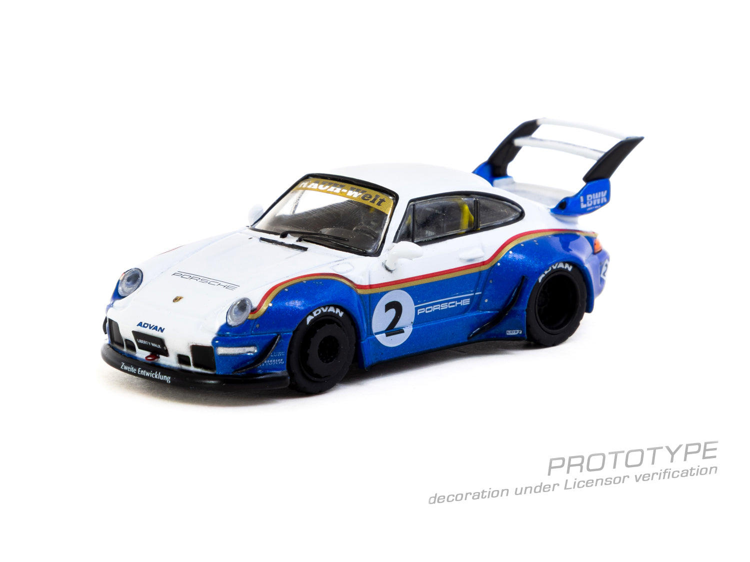 (Pre-Order) (T64-TL017-LBWK2) RWB 993 Liberty Walk – 303 Exclusive Diecasts