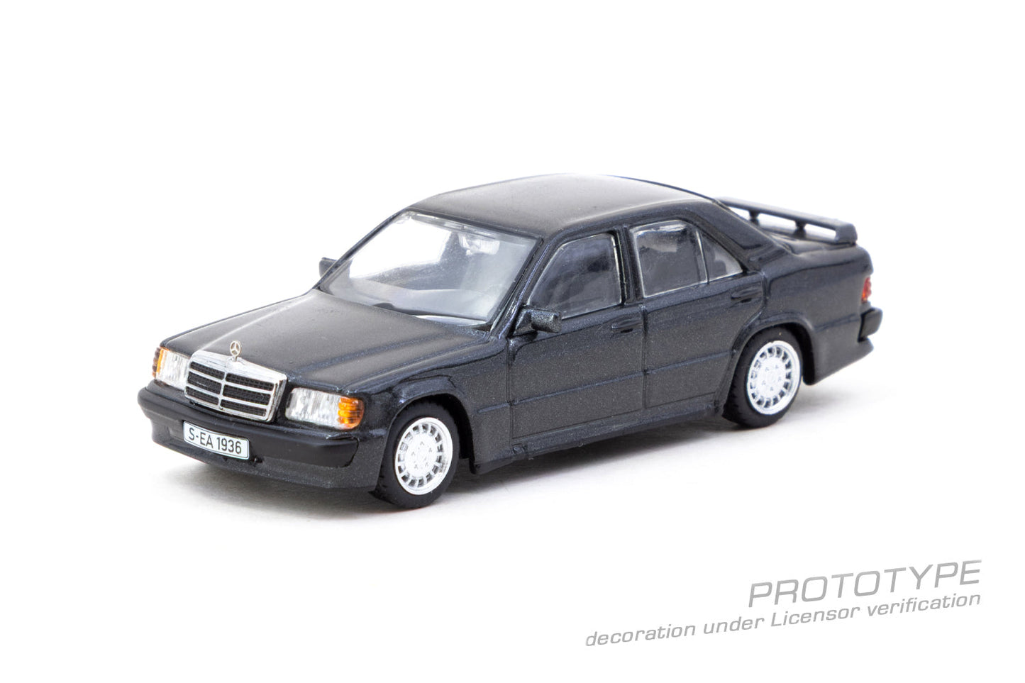(T64G-047-BK) Mercedes-Benz 190 E 2.3-16 - Blue-Black metallic
