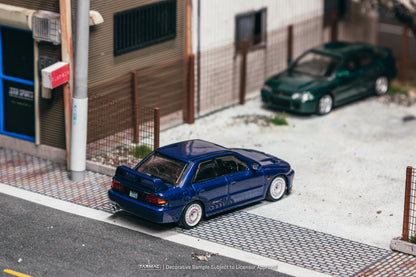 (Pre-Order) (T64G-049-BL) Tarmac Works - Mitsubishi Lancer GSR Evolution II - Blue