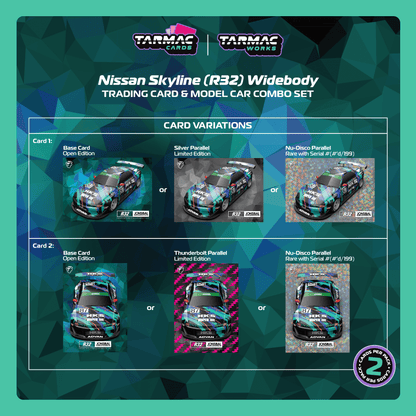 (Pre-Order) (T64G-061-HKS) Nissan Skyline (R32) Widebody HKS