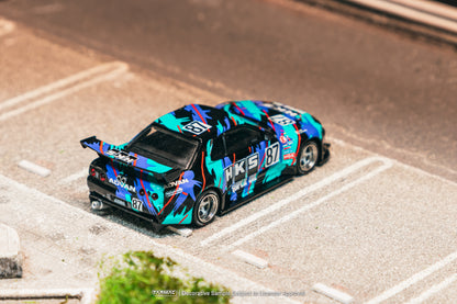 (Pre-Order) (T64G-061-HKS) Nissan Skyline (R32) Widebody HKS