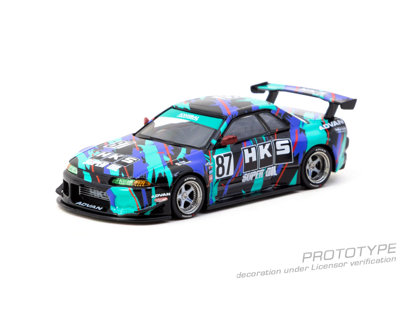 (Pre-Order) (T64G-061-HKS) Nissan Skyline (R32) Widebody HKS