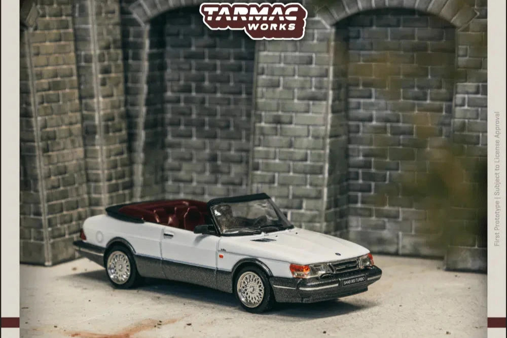 (Pre-Order) (T64G-067-WH) Saab 900 Turbo Convertible White