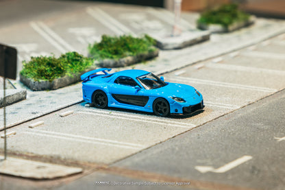 (Pre-Order) (T64G-075-BL) Mazda RX-7 VeilSide Fortune7 (Blue)