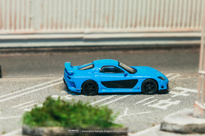 (Pre-Order) (T64G-075-BL) Mazda RX-7 VeilSide Fortune7 (Blue)
