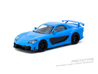 (Pre-Order) (T64G-075-BL) Mazda RX-7 VeilSide Fortune7 (Blue)