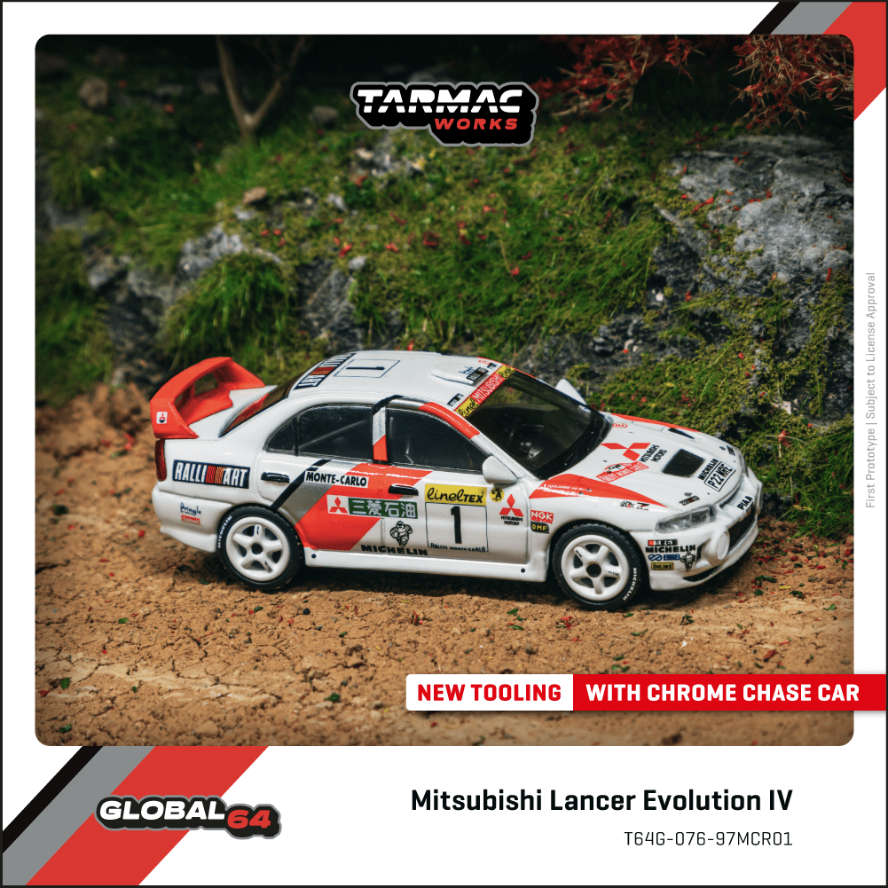 (T64G-076-97MCR01) Mitsubishi Lancer Evolution IV (Rallye Monte Carlo 1997)
