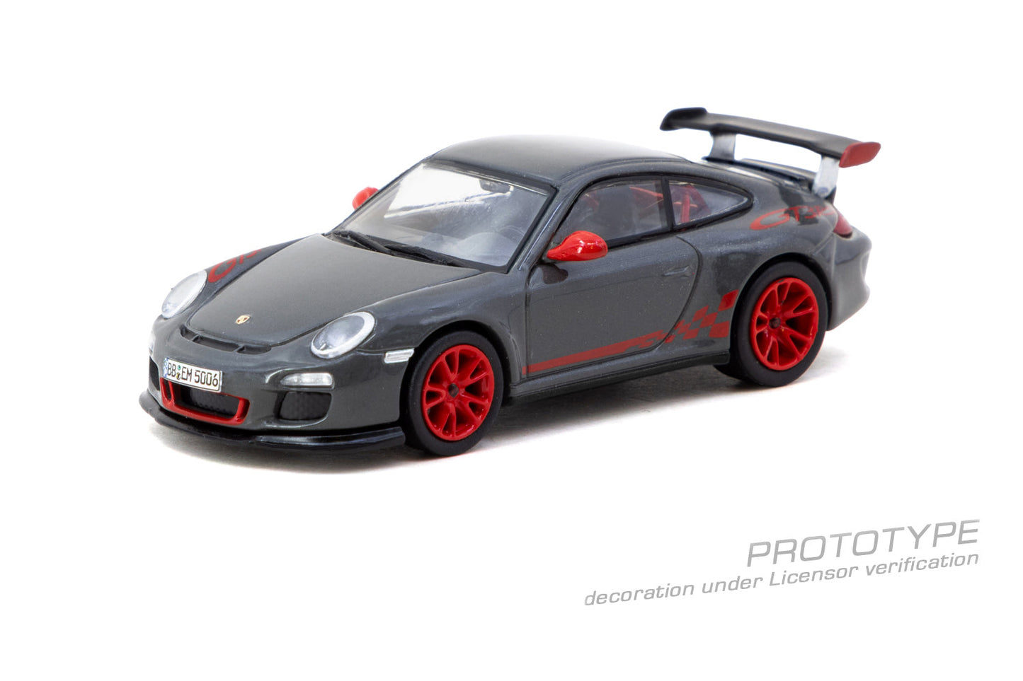 (Pre-Order) (T64G-091-GY) Tarmac Works -  Porsche 911 GT3 RS (997.2) - Grey