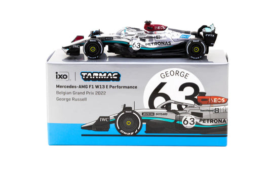 (T64G-F044-GR3) Mercedes-AMG F1 W13 E Performance Belgian Grand Prix 2022 George Russell #63