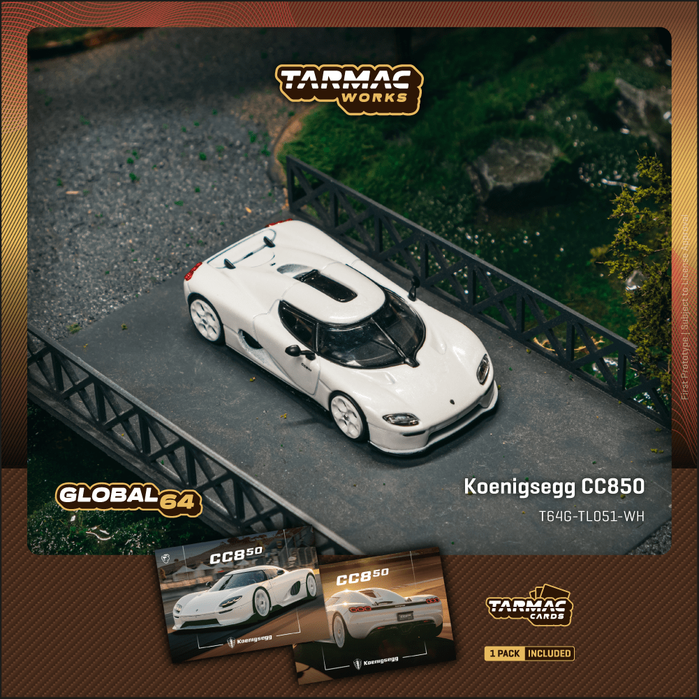 (T64G-TL051-WH) Koenigsegg CC850 White