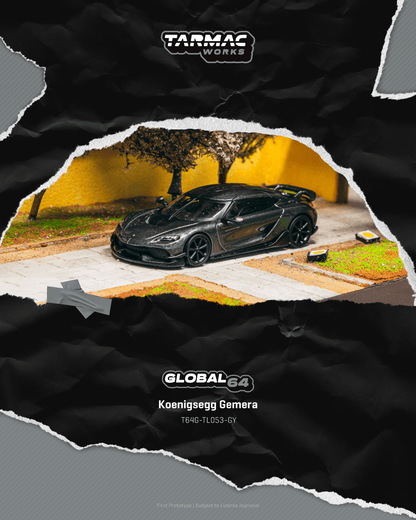 (Pre-Order) (T64G-TL053-GY) Koenigsegg Gemera Grey