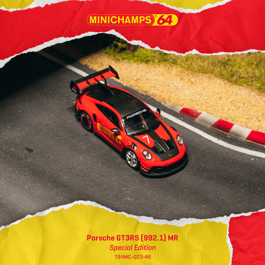 (Pre-Order) (T64MC-023-RE)  Porsche GT3RS(992.1) MR - Red