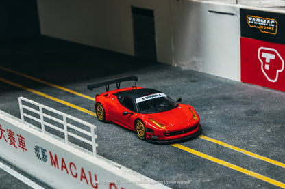 (Pre-Order) (T64R-073-RE) Ferrari 458 Italia GT3 Red
