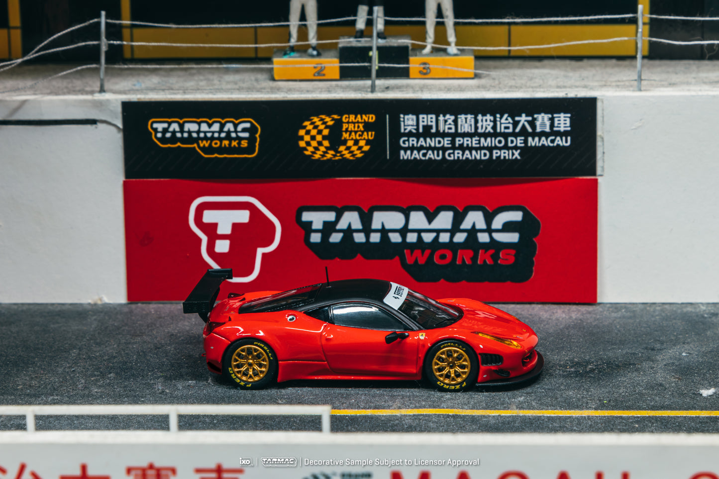 (Pre-Order) (T64R-073-RE) Ferrari 458 Italia GT3 Red