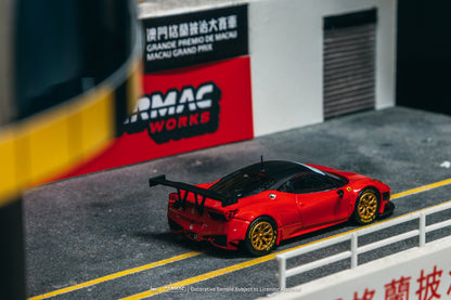 (Pre-Order) (T64R-073-RE) Ferrari 458 Italia GT3 Red