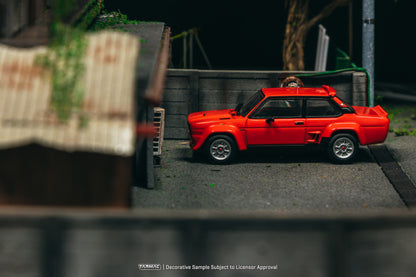 (Pre-Order) (T64R-094-RE) - FIAT 131 ABARTH Rally Stradale Red
