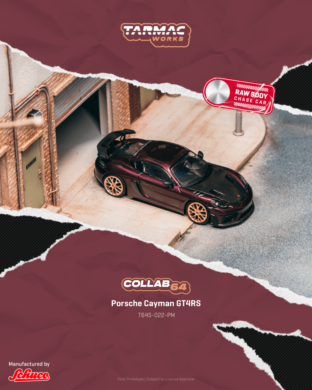 (Pre-Order) (T64S-022-PM) Porsche Cayman GT4RS Amethyst MetallicPorsche Cayman GT4RS (Amethyst Metallic)