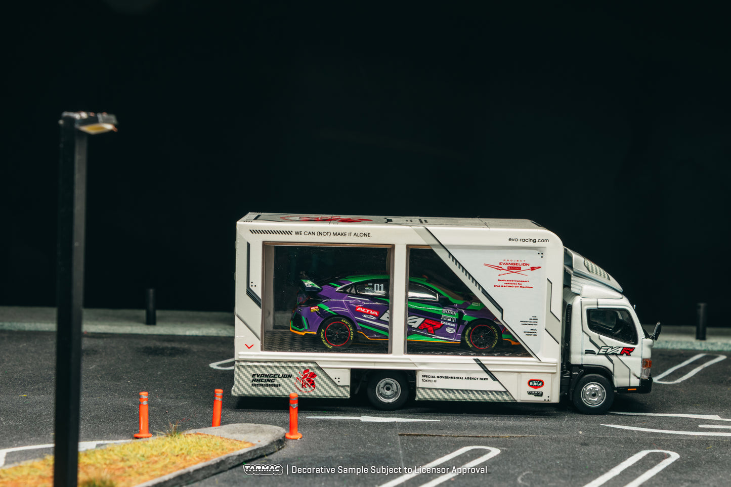 (Pre-Order) (T64T-TL002-EVA) Mitsubishi Fuso Canter EVA Racing