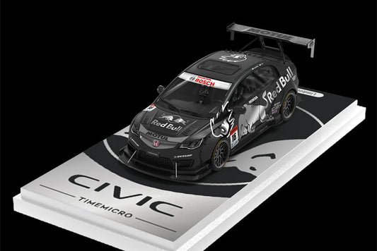 (TM645715) TimeMicro 1:64 Honda Civic Modified Silver Bull