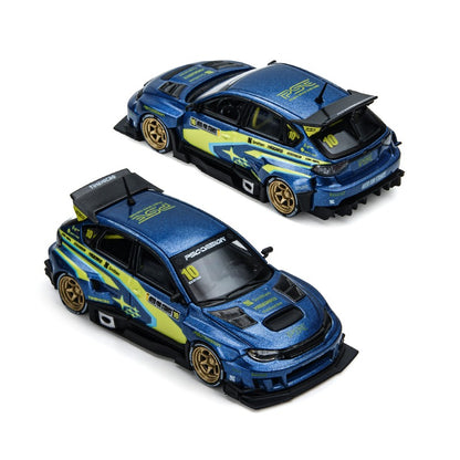 (Pre-Order)(TM648304) Subaru Impreza "Raider" Blue/Yellow