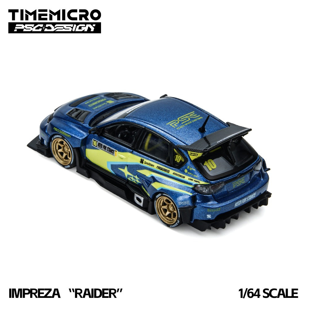 (Pre-Order)(TM648304) Subaru Impreza "Raider" Blue/Yellow