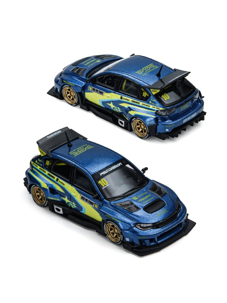 (Pre-Order)(TM648304) Subaru Impreza "Raider" Blue/Yellow