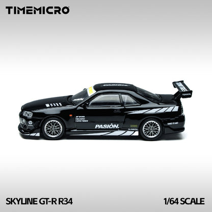 (TM800504) - Skyline GT-R R34 - "Black Street"