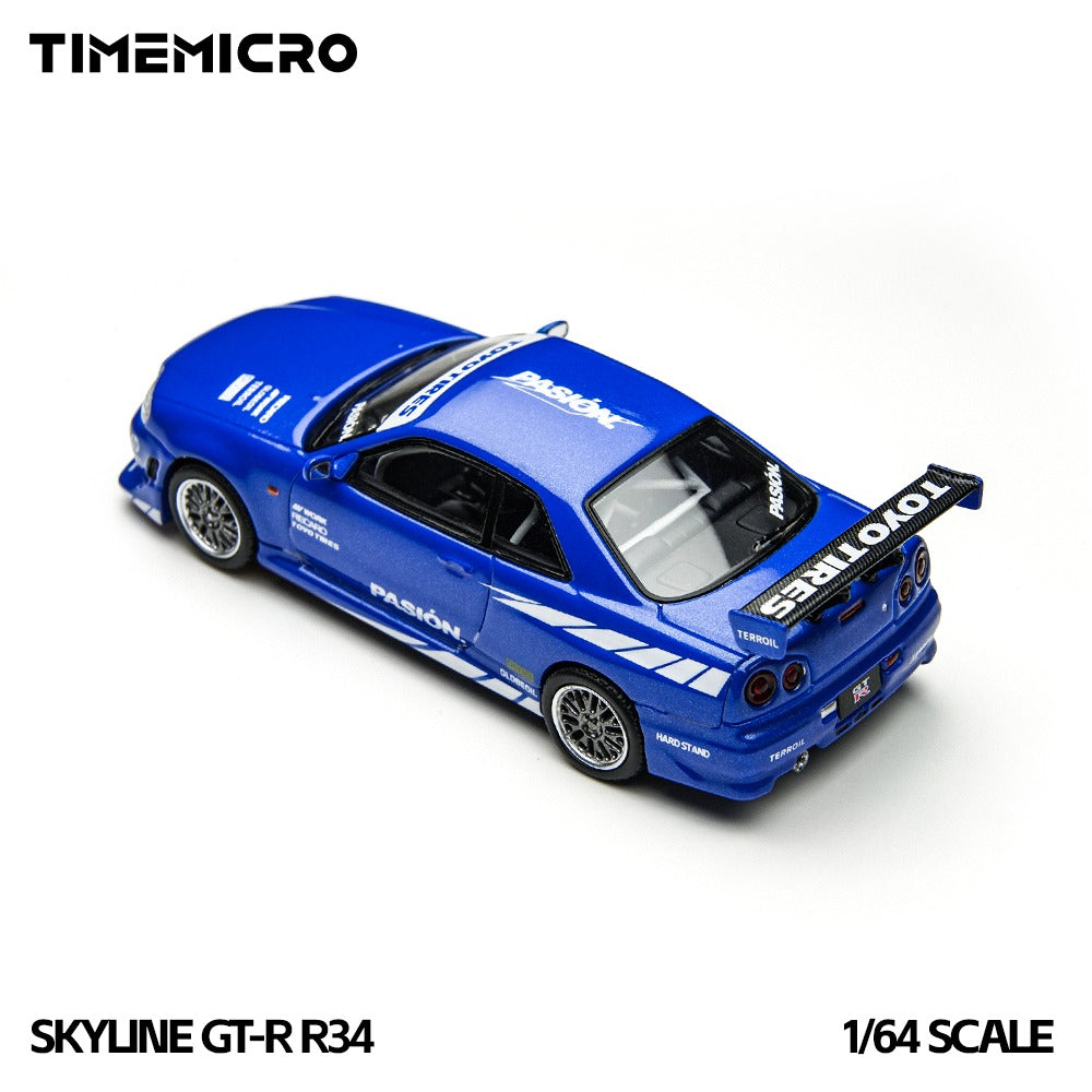 (TM800507) - Skyline GT-R R34 "Pasión" Blue