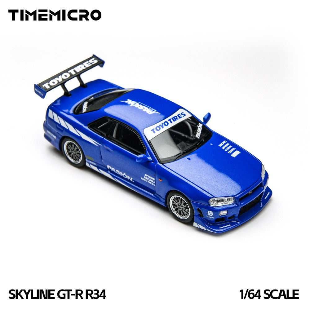 (TM800507) - Skyline GT-R R34 "Pasión" Blue
