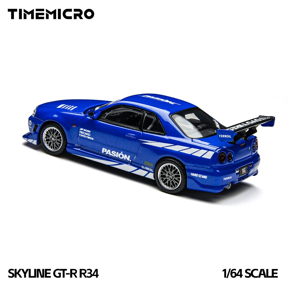 (TM800507) - Skyline GT-R R34 "Pasión" Blue