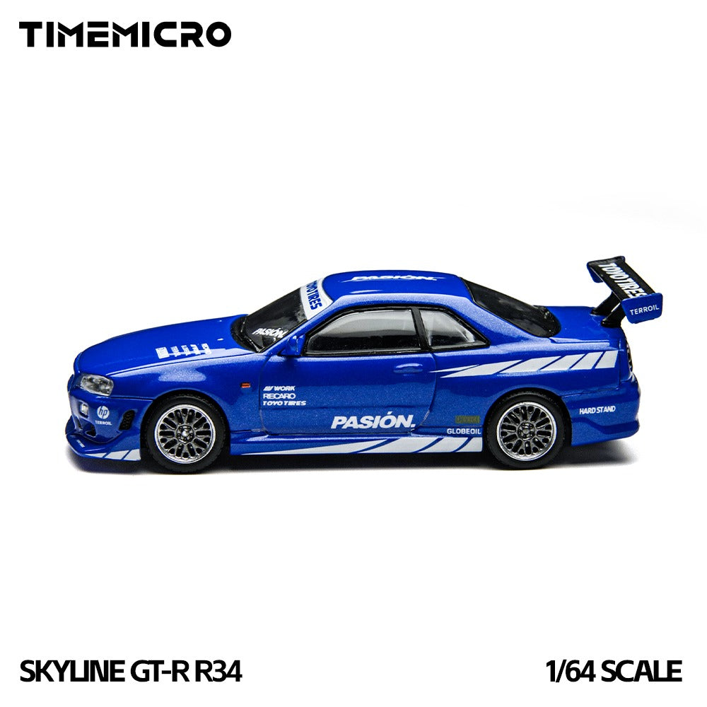 (TM800507) - Skyline GT-R R34 "Pasión" Blue