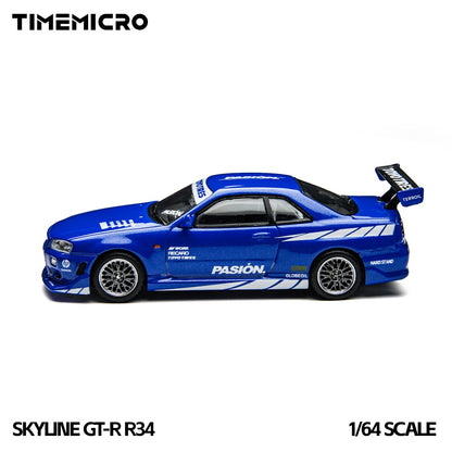 (TM800507) - Skyline GT-R R34 "Pasión" Blue