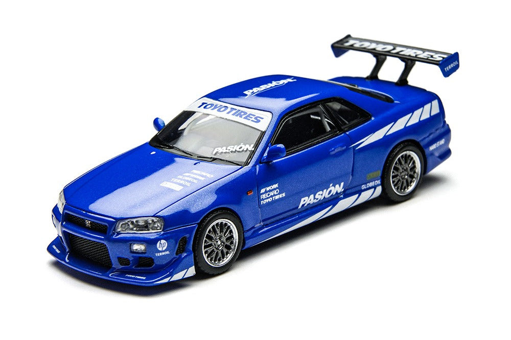 (TM800507) - Skyline GT-R R34 "Pasión" Blue