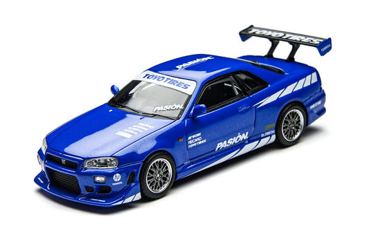 (TM800507) - Skyline GT-R R34 "Pasión" Blue