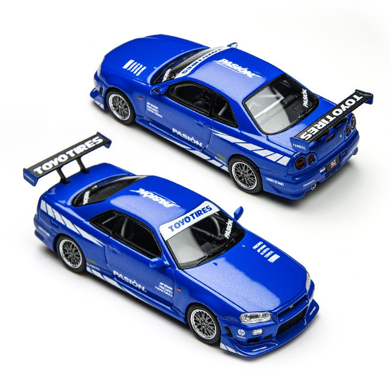 (TM800507) - Skyline GT-R R34 "Pasión" Blue