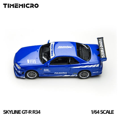 (TM800507) - Skyline GT-R R34 "Pasión" Blue