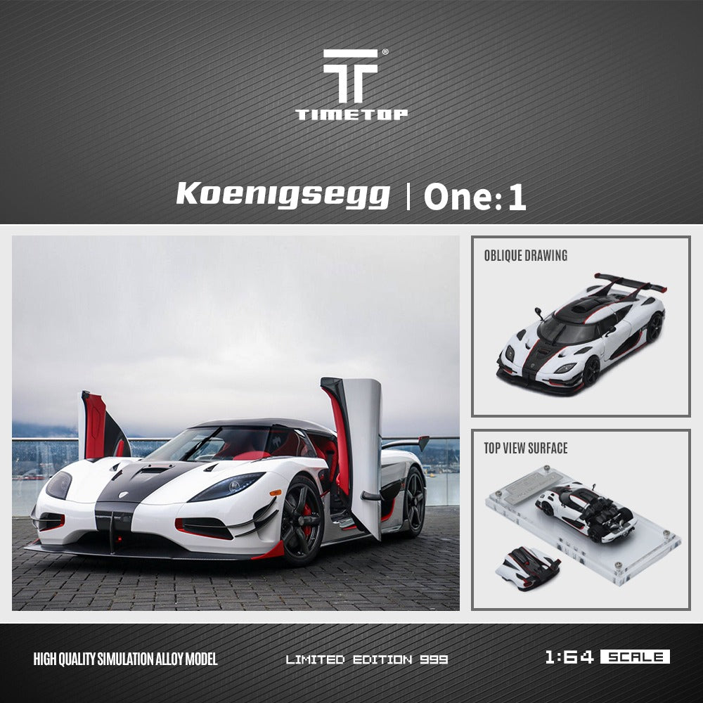 (TT644811) Koenigsegg One:1 (White)